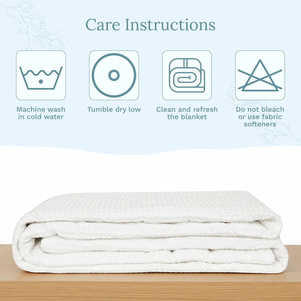 Waffle Weave Cotton Blanket