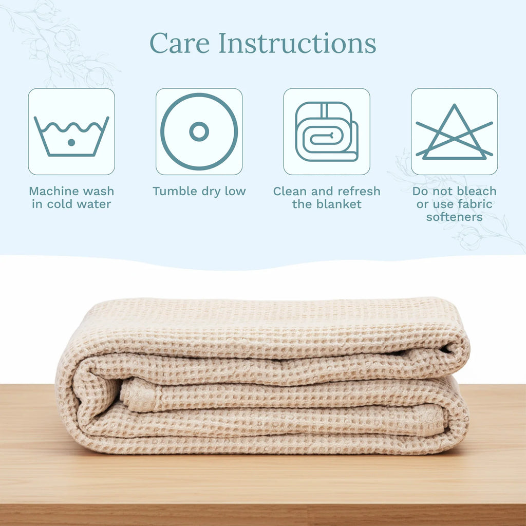 Waffle Weave Cotton Blanket