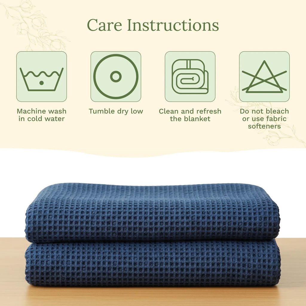 Waffle Weave Cotton Blanket