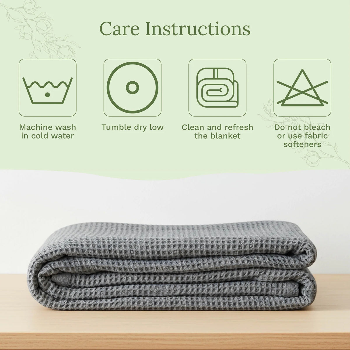 Waffle Weave Cotton Blanket