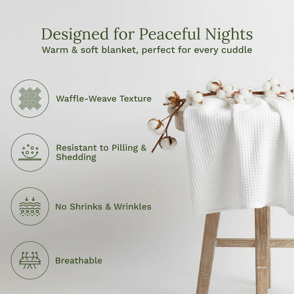 Waffle Weave Cotton Blanket