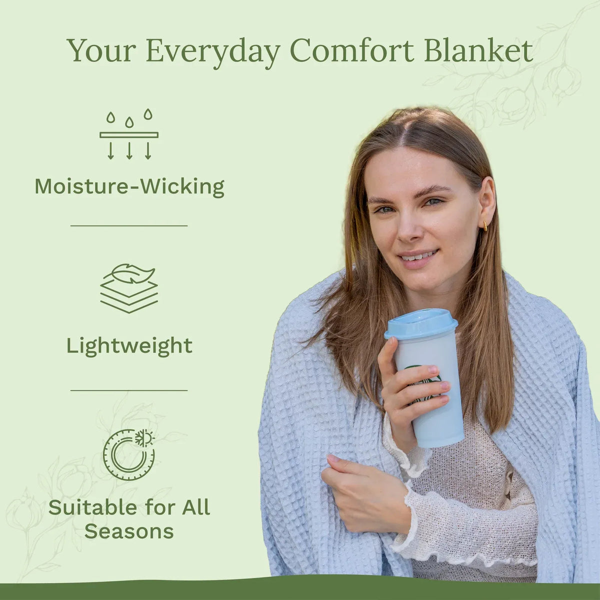 Waffle Weave Cotton Blanket