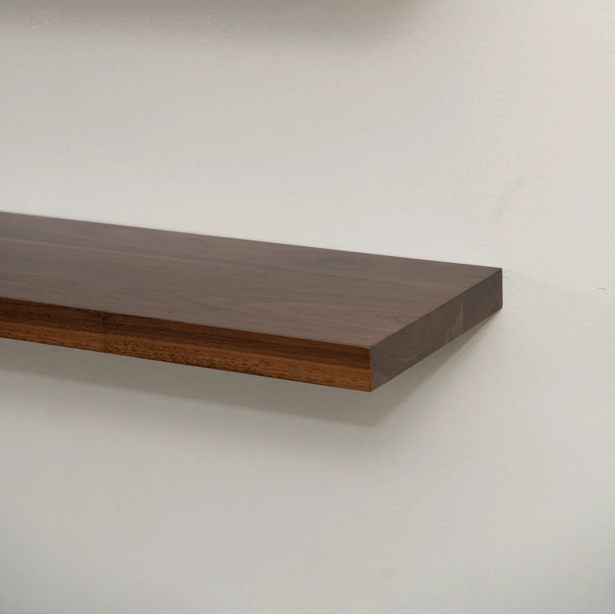 Walnut Hardwood Floating Shelves