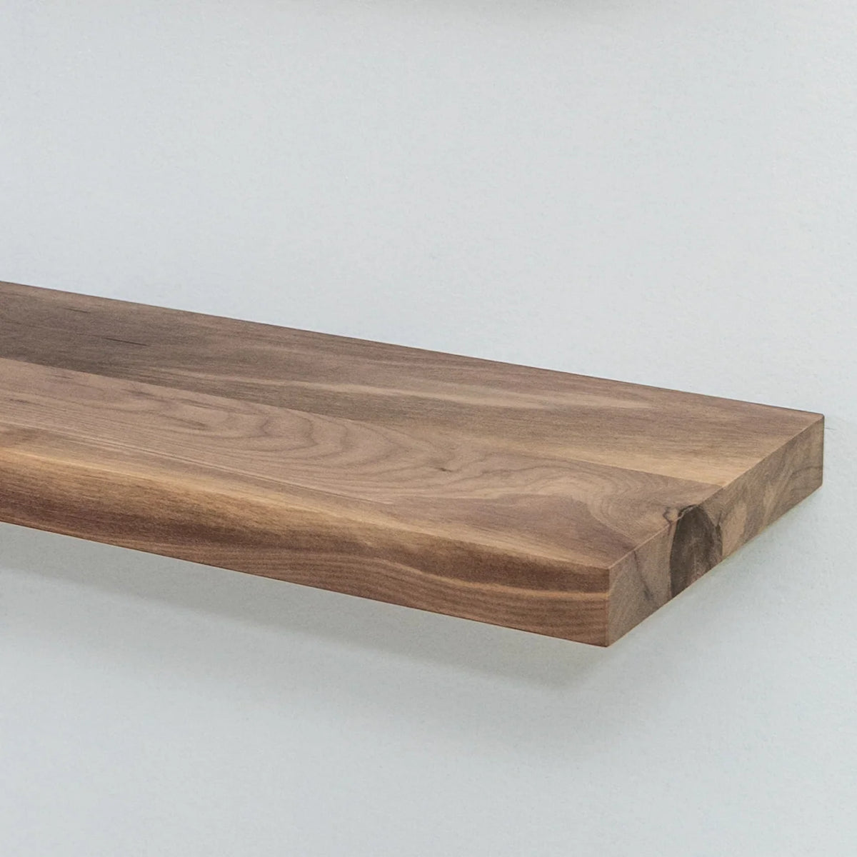 Walnut Hardwood Floating Shelves