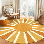 Washable Boho Rainbow Rug