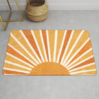 Washable Boho Rainbow Rug