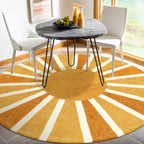 Washable Boho Rainbow Rug