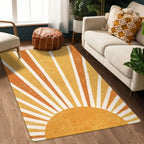 Washable Boho Rainbow Rug