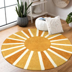 Washable Boho Rainbow Rug