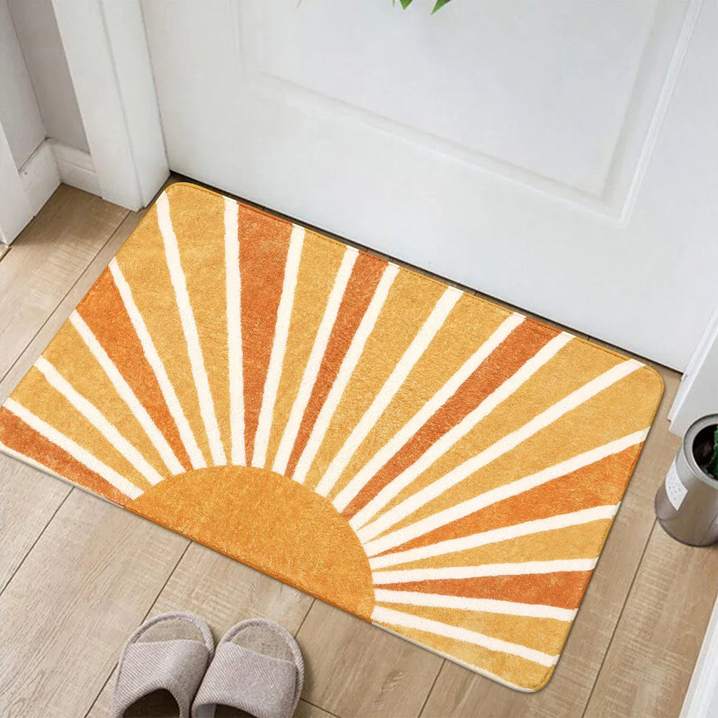 Washable Boho Rainbow Rug