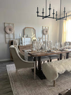 Washable Cream Area Rug with Traditional Pattern, Low Profile and Rectangle, Square or Runner Sizes