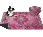 Washable Pet Mat 2-Pack with Leak-Proof Floor Protection in Two Sizes and Three Color Designs