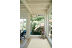 Washable Sage Green Geometric Rug, Recycled Polyester Medium-Pile Basketweave Design in Multiple Sizes