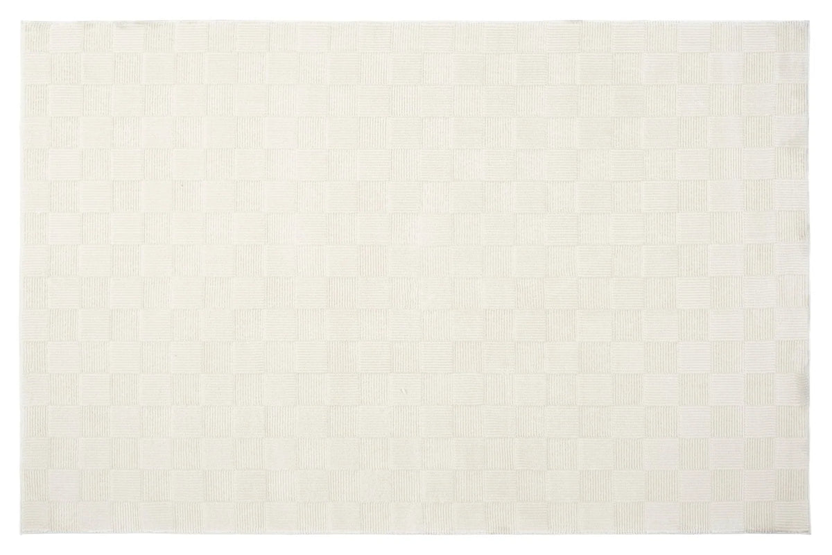 Washable Sage Green Geometric Rug, Recycled Polyester Medium-Pile Basketweave Design in Multiple Sizes