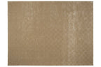 Washable Sage Green Geometric Rug, Recycled Polyester Medium-Pile Basketweave Design in Multiple Sizes