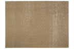 Washable Sage Green Geometric Rug, Recycled Polyester Medium-Pile Basketweave Design in Multiple Sizes