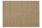 Washable Sage Green Geometric Rug, Recycled Polyester Medium-Pile Basketweave Design in Multiple Sizes