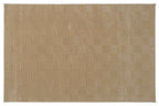 Washable Sage Green Geometric Rug, Recycled Polyester Medium-Pile Basketweave Design in Multiple Sizes