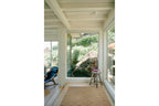 Washable Sage Green Geometric Rug, Recycled Polyester Medium-Pile Basketweave Design in Multiple Sizes
