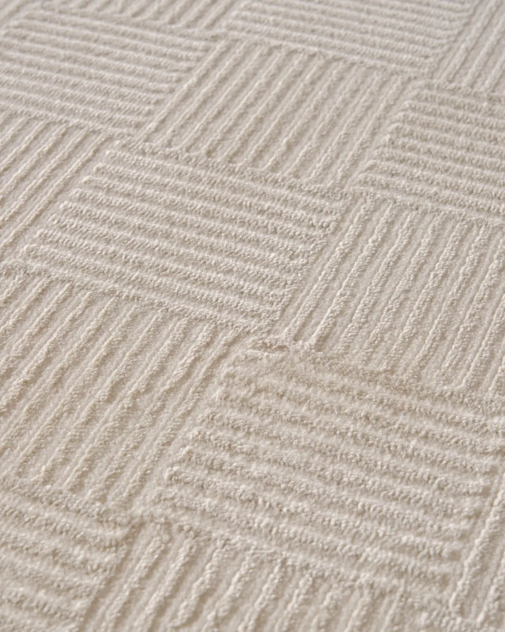 Washable Sage Green Geometric Rug, Recycled Polyester Medium-Pile Basketweave Design in Multiple Sizes