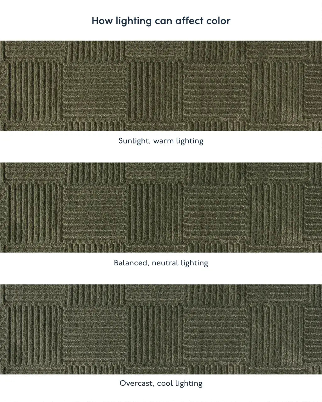 Washable Sage Green Geometric Rug, Recycled Polyester Medium-Pile Basketweave Design in Multiple Sizes