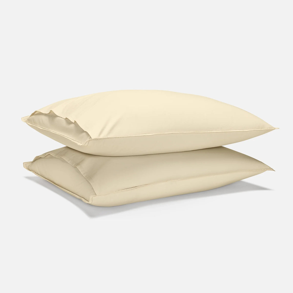 Washed Classic Percale Pillowcase Set in Cotton with Envelope Closures, Standard or King Sizes and Relaxed Stripe