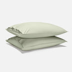 Washed Classic Percale Pillowcase Set in Cotton with Envelope Closures, Standard or King Sizes and Relaxed Stripe
