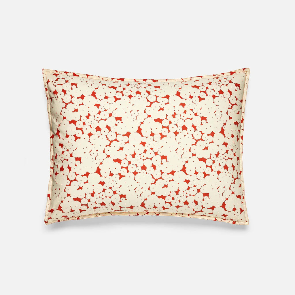 Washed Classic Percale Pillowcase Set in Cotton with Envelope Closures, Standard or King Sizes and Relaxed Stripe