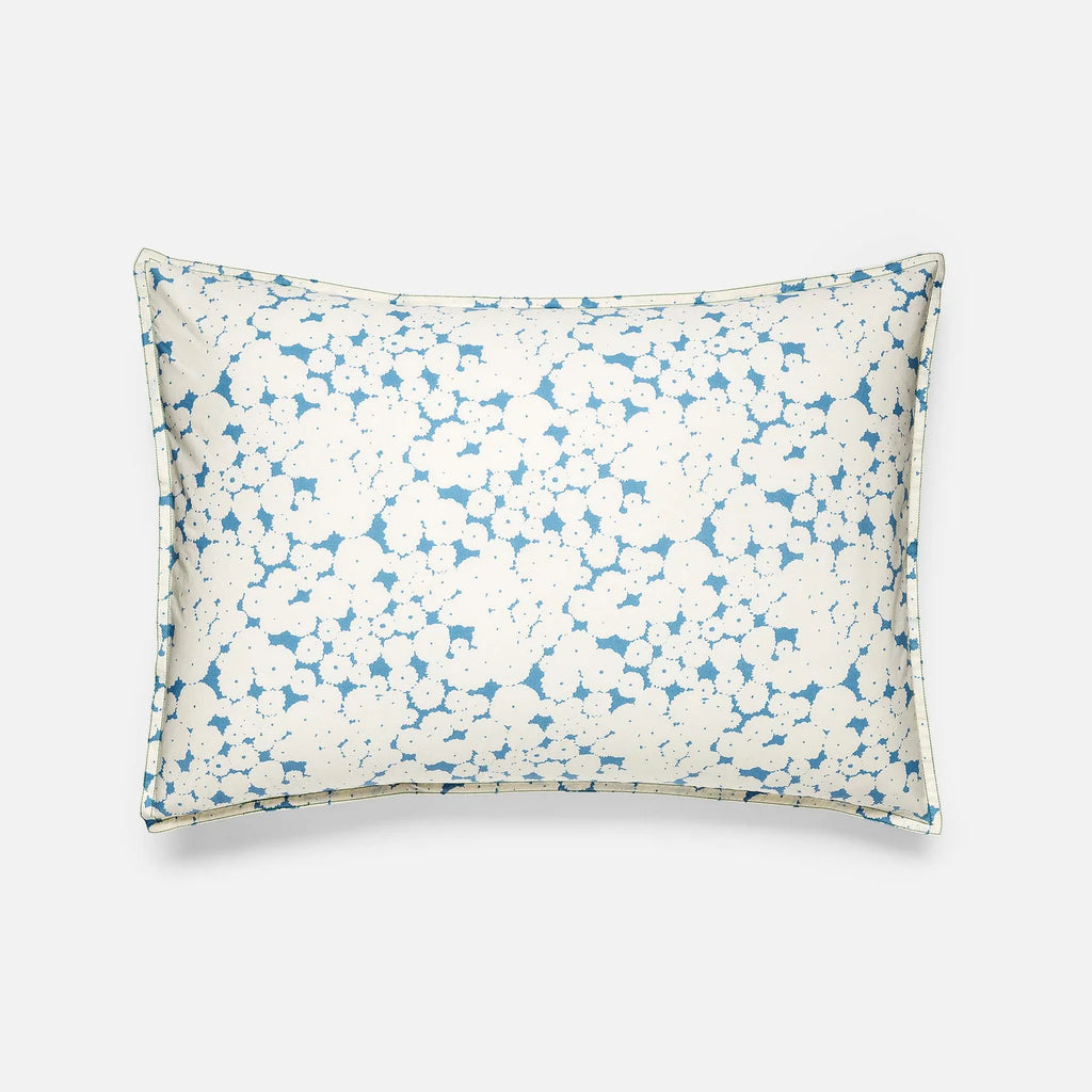 Washed Classic Percale Pillowcase Set in Cotton with Envelope Closures, Standard or King Sizes and Relaxed Stripe