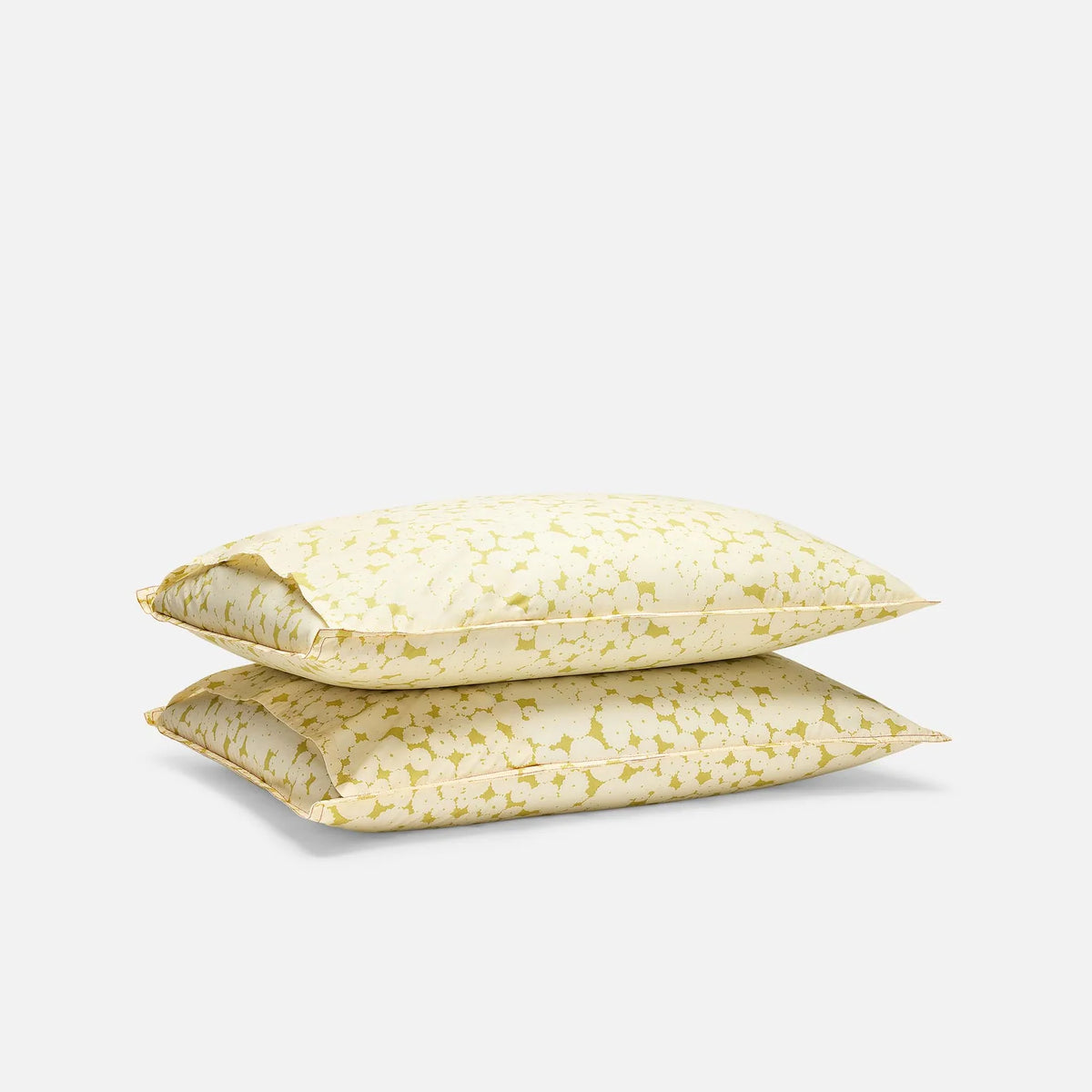 Washed Classic Percale Pillowcase Set in Cotton with Envelope Closures, Standard or King Sizes and Relaxed Stripe