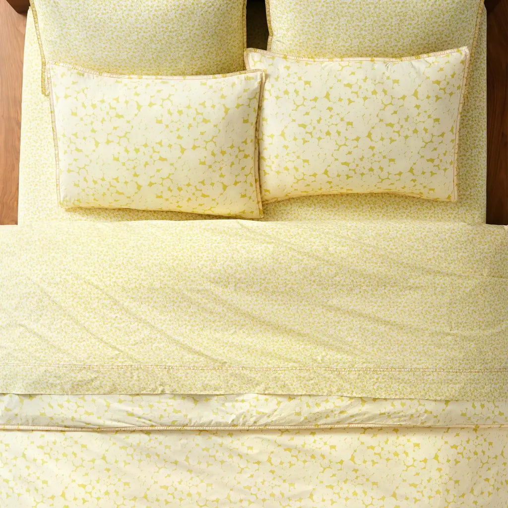 Washed Classic Percale Pillowcase Set in Cotton with Envelope Closures, Standard or King Sizes and Relaxed Stripe