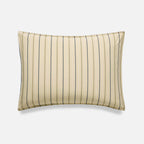 Washed Classic Percale Pillowcase Set in Cotton with Envelope Closures, Standard or King Sizes and Relaxed Stripe