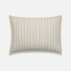 Washed Classic Percale Pillowcase Set in Cotton with Envelope Closures, Standard or King Sizes and Relaxed Stripe