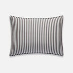 Washed Classic Percale Pillowcase Set in Cotton with Envelope Closures, Standard or King Sizes and Relaxed Stripe