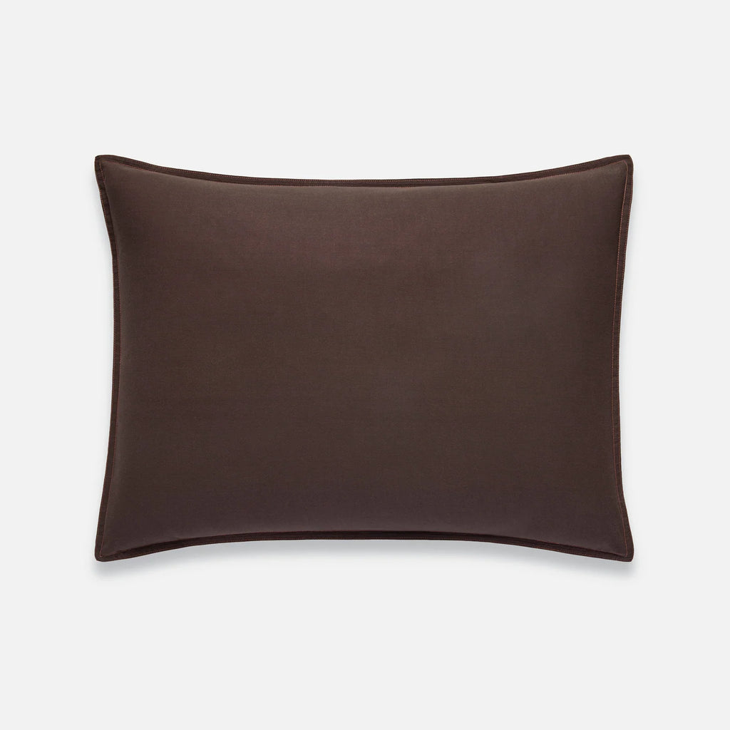 Washed Classic Percale Pillowcase Set in Cotton with Envelope Closures, Standard or King Sizes and Relaxed Stripe