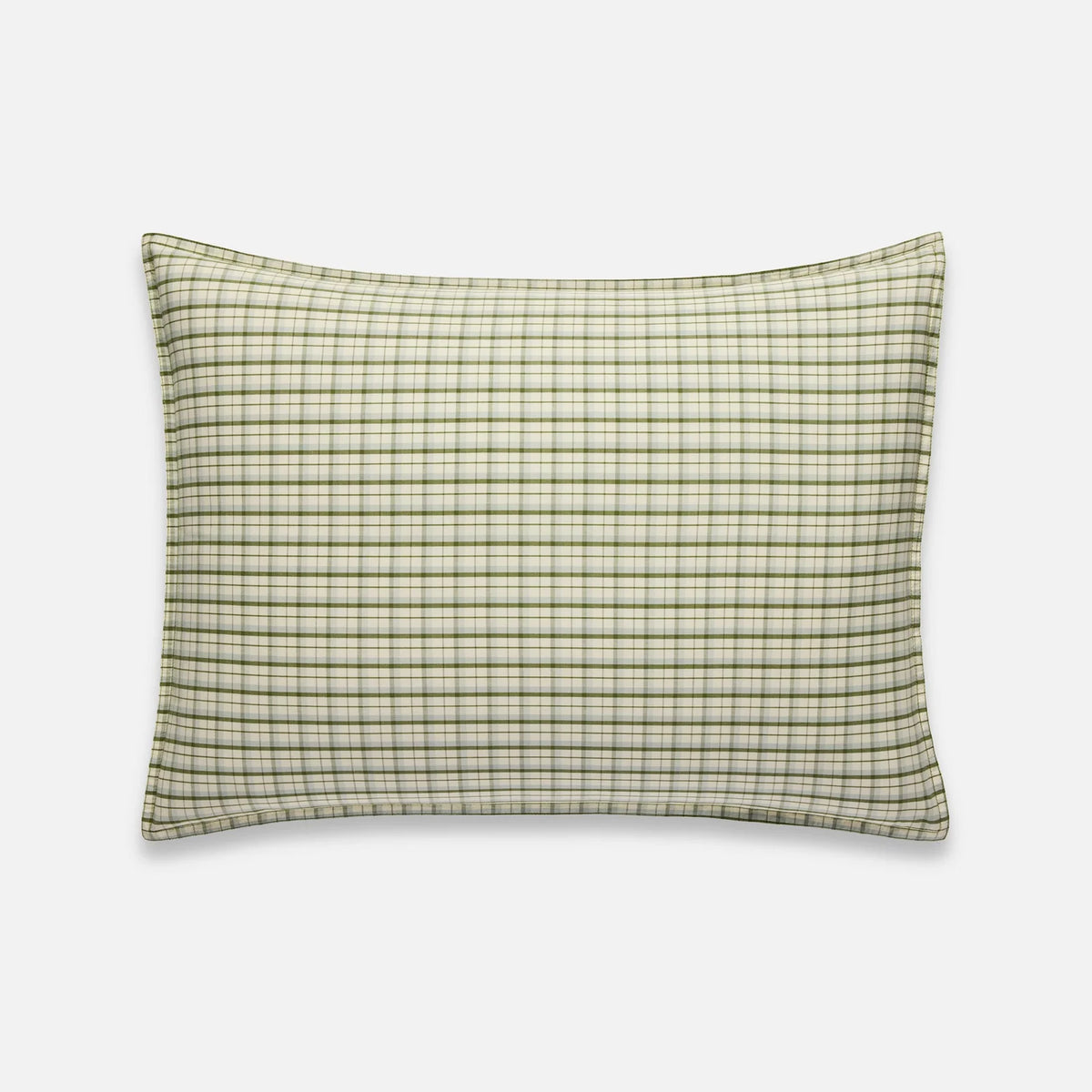 Washed Classic Percale Pillowcase Set in Cotton with Envelope Closures, Standard or King Sizes and Relaxed Stripe