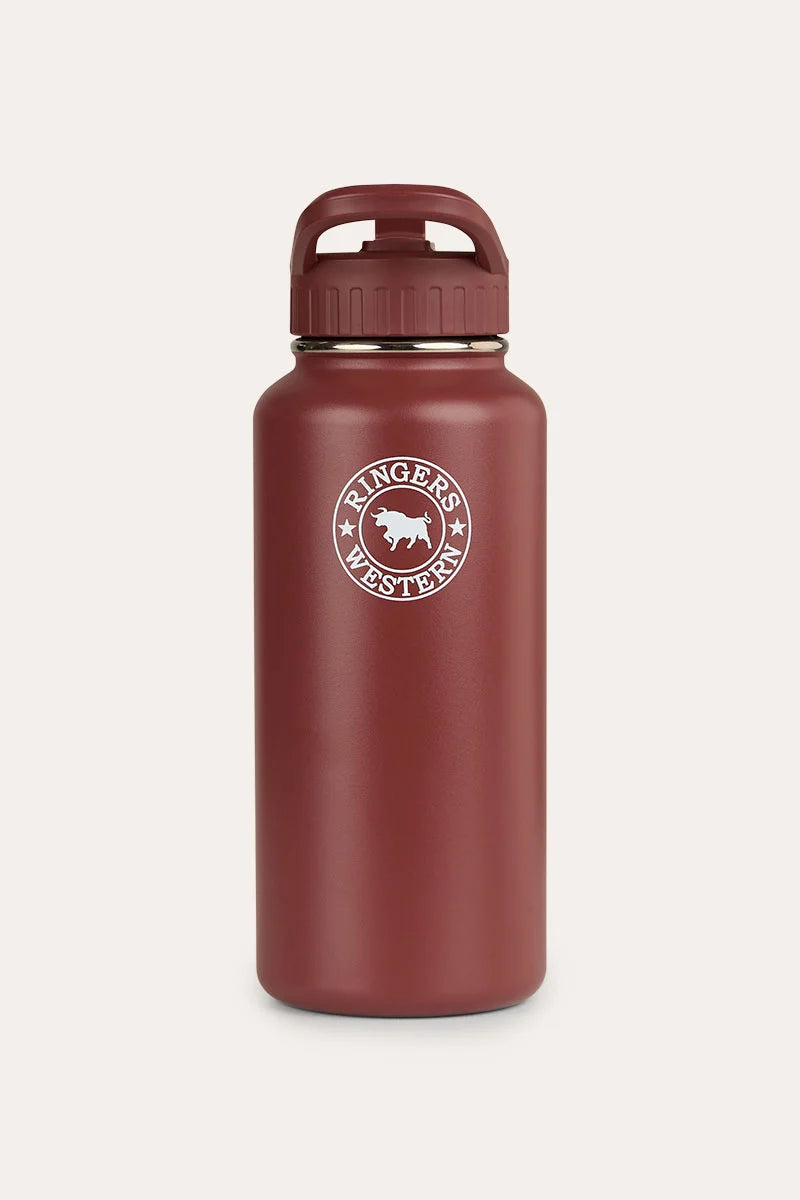 Water Bottle, Burgundy