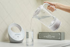 Water Hydrogenator Pitcher with Built-In Water Filtration for Home Hydration and Everyday Refrigerator Storage
