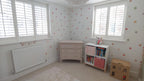 Watercolour Polka Dot Wall Stickers for Nurseries and Playrooms, 36 Removable Woven Fabric Dots