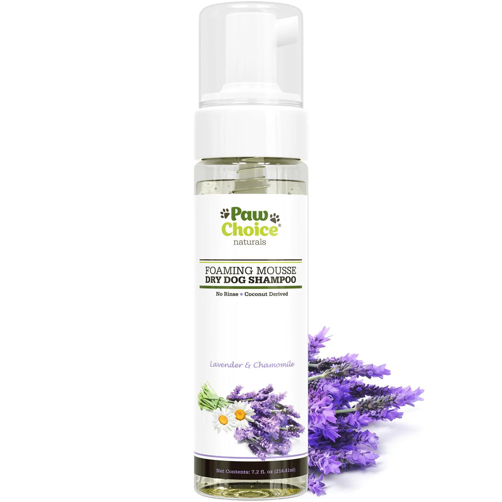 Waterless Dog Shampoo Foam, Lavender Chamomile