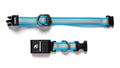 Waterproof Reflective Dog Collar, Ocean Reflective-.75 Inch Wide
