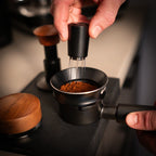 WDT Tool for Espresso with 9-Point 0.4mm Needles, Magnetic Stand, Spare Needles and Allen Key for Even Coffee Grounds