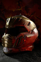 Wearable Helmet Replica in White and Gold