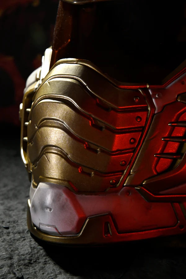 Wearable Helmet Replica in White and Gold