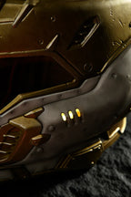 Wearable Helmet Replica in White and Gold