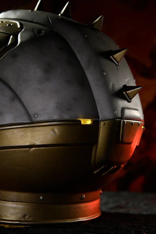 Wearable Helmet Replica in White and Gold