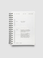 Weekly Horizontal Planner Notebook for the 2026-2027 Academic Year, A5 Spiral Bound with Monthly Overviews