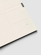 Weekly Horizontal Planner Notebook for the 2026-2027 Academic Year, A5 Spiral Bound with Monthly Overviews