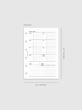 Weekly Planner Inserts, Pocket