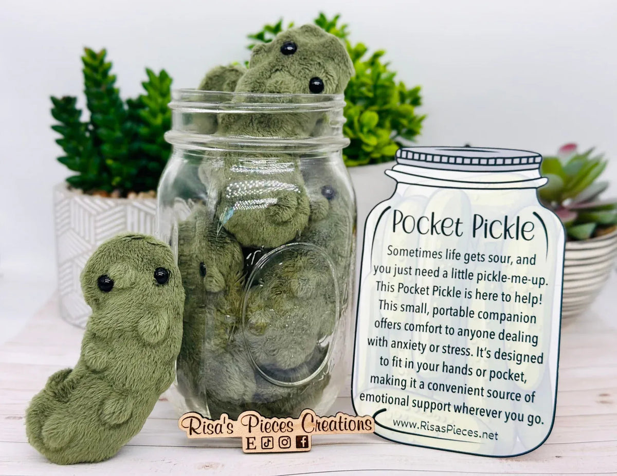 Weighted Pickle Sensory Plush